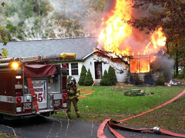 House Fire - 3504 Box - Sugarman Rd Oct 2013